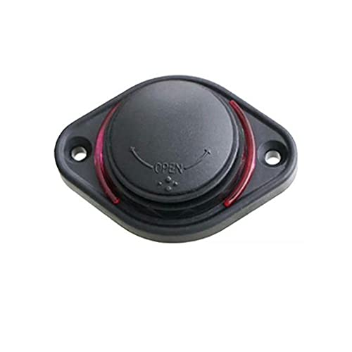 Cargador USB Dual,MoreChioce 3.1A DC 12V/24V Car Dual USB Puerto Cargador de Corriente Toma de Corriente Empotrable con LED Indicadora Tapa Prueba de Polvo Compatible con XR Xs Max X 8 7 Plus 2,Rojo