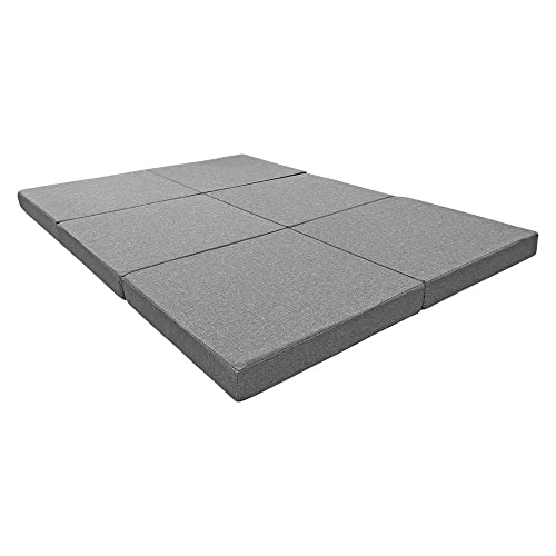 Colchón Plegable Camper Universal 6 Piezas, Invitados, Campings, Viajes (120x180x8 cm)