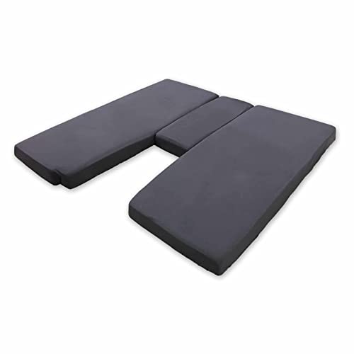Dexitex - Sabanas Ajustables Caravana para Cama de 3 Piezas- Ropa Cama Autocaravana - para Colchon Camper - Oeko-Tex - 100% algodón - Antracita