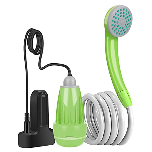 Ducha Portatil Camper, Eletorot Camper Furgoneta Accesorios Duchas de Acampada Tienda Bateria Recargable para el Camping Caravanas, el Coche o Lavar al Perro