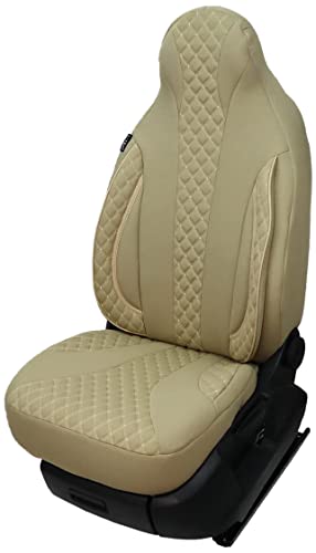 Fundas de Asiento para Conductor y copiloto, compatibles con Autocaravana (Beige)