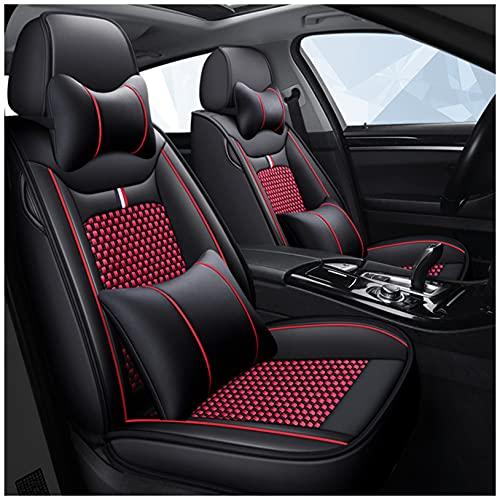 Juego completo de fundas delanteras y traseras para asientos de automóvil, para sedán, SUV, camionetas, camionetas, autocaravanas, autocaravanas, cojines, transpirables, Four Seasons, para asiento de