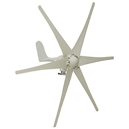 Kit de generador de Viento Horizontal de 9000 W, generador de turbinas de Viento, Carga de turbinas de energía de Molino de Viento para el hogar o Camping