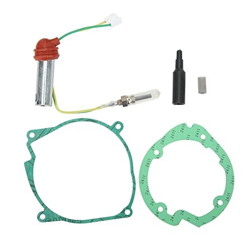 Kit de reparación de bujías de incandescencia 12V 5KW, Kit de mantenimiento para calentador de estacionamiento Webasto, Calentador de estacionamiento diesel con 2 juntas y filtro