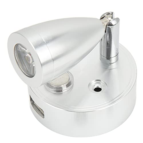 Lámpara de lectura giratoria, lámpara de noche, iluminación interior de autocaravana giratoria con sistema 12V