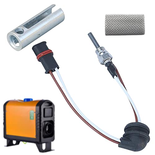 Yajimsa 2 piezas para calentadores de pie, 12 V, conexión de vela de pie | Calefacción de estacionamiento diésel D2 D4 D4S Kit de servicio de velas de calefacción de aire diésel