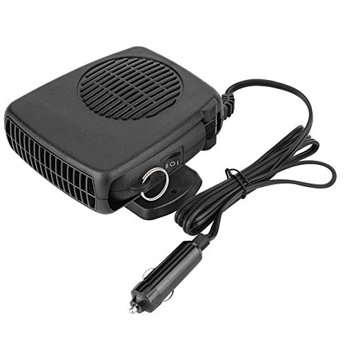Yctze para 2009 jeep sahara unlimited portable heater 12v luces interior decoracion furgoneta camper Calentador de coche, (Universal) 12V 150W Coche Portátil 2 en 1 Calefacción de cerámica Calentado