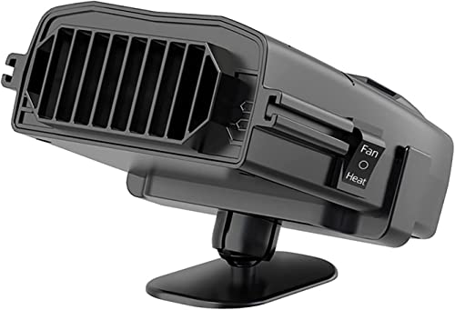 Calentador de Coche, 360 ° Giratorio 12 V 150 W Ventilador portátil 2 en 1 Función de Calentador