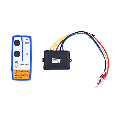 Control remoto de cabrestante, kit remoto de remolque de volcado inalámbrico de 12 V, kit de sistema de control remoto de cabrestante eléctrico de repuesto para camión ATV SUV
