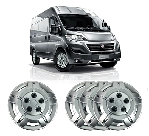 DUCATO - Juego de fundas para molduras irrompibles (4 x 15 pulgadas), color plateado macizo