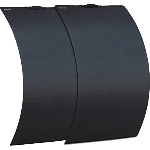 FIREFLY ENERGY Panel Solar Flexible de 300W paquete de 2 150W Módulos Solares de panel Fotovoltaico Monocristalino ETFE de 18V para autocaravanas, 12V fuera de la red, caravanas, barcos, techos