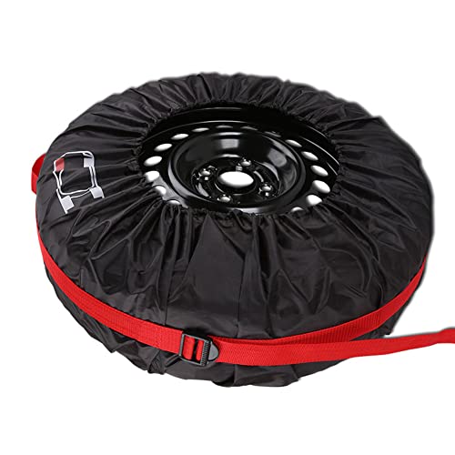 Fundas para Neumáticos de Ruedas,Bolsa de Almacenamiento de Protectora de neumáticos de Coche Bolsas De Transporte De Neumáticos De Rueda De Recambio para remolques, autocaravanas, Camiones, SUV