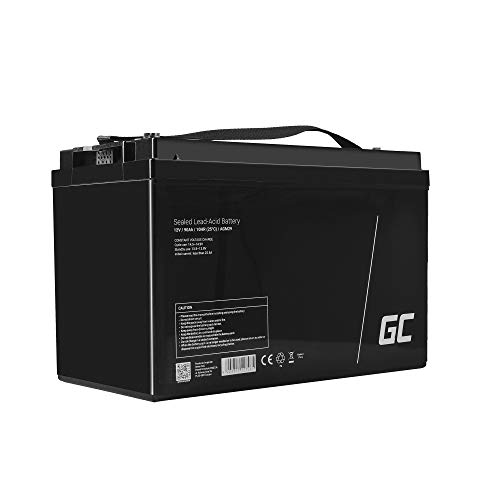 Green Cell Recambio de Batería Gel AGM 12V 90Ah Rechargeable Pila Sellada de Plomo ácido batería sin Mantenimiento Batería de Reemplazo para Autocaravanas Barcos Camper Fotovoltaica