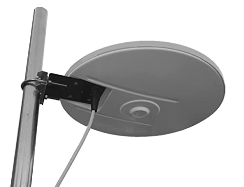 Helio - Antena de TV HD Digital omnidireccional con 33dB Incorporado en Amplificador para TDT FM Dab. Fuente de alimentación de 12V / 24V para Autocaravanas Camiones Caravanas Barcos por Unispectra®