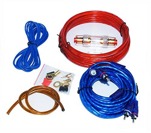 HTS MJ-8 Kit Altavoz profesional Cable RCA Amplificador de Instalación de Cableado para el coche 1500 watts max