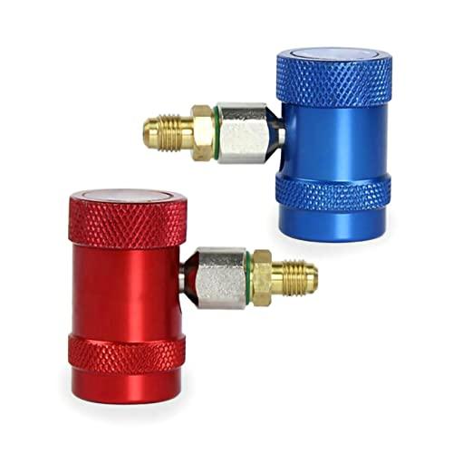 LIULIANG MeiKeL Adaptador de refrigerante de Aire Acondicionado de Conector rápido de 2pcs R1234YF for Arkansas Sistemas de refrigeración Fluoruro al por Mayor (Color Name : 2pcs)