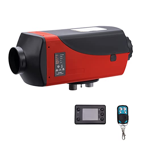 maXpeedingrods Calefacción de Diesel 12V 5KW, Calentador de Aire con Pantalla LCD, Calefacción Estacionaria con Control Remoto y Bajo Consumo para Coche SUV Furgoneta Automóvil Camiones Barco Autobús