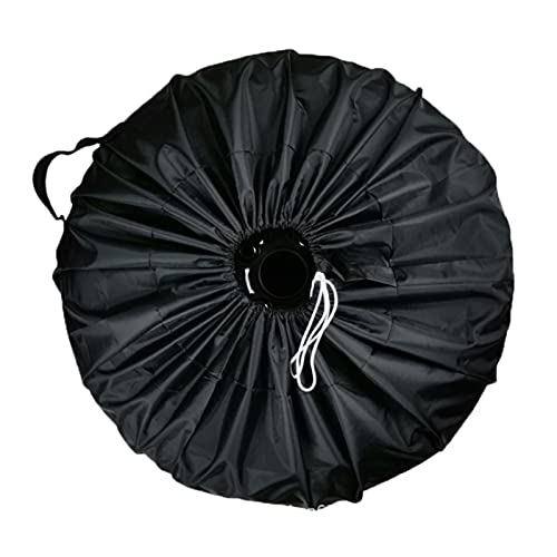 Minan Cubiertas de neumáticos,Cubiertas de neumáticos 210D con cordón para un Mejor Ajuste - Cubiertas de Rueda a Prueba de Agua, Cubierta de neumático de Repuesto para RV, Autocaravana, Remolque