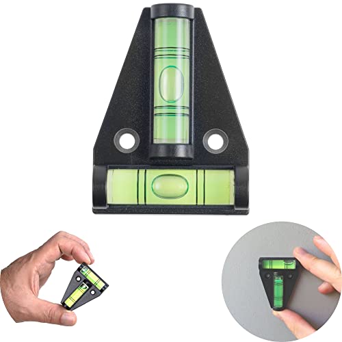 Nivel T Tipo Spirit, magnético, Nivel Práctico Pequeño Cruzado, Furgonetas, Bidireccional Autocaravana, Rampa De Nivelación Caravana, con imán, Accesorios De Furgoneta Camper, Mini Nivel, Spirit Level