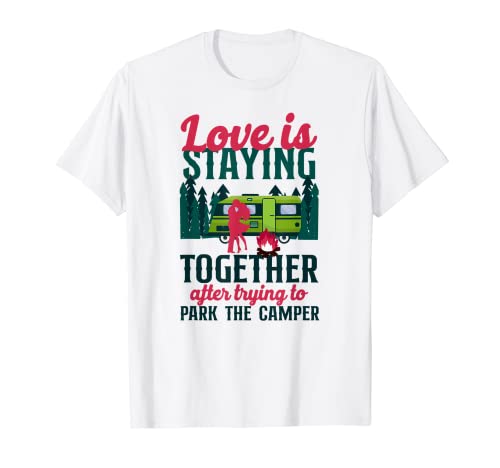Parejas familiares Parejas Parque Camper Autocaravana Parejas Camiseta