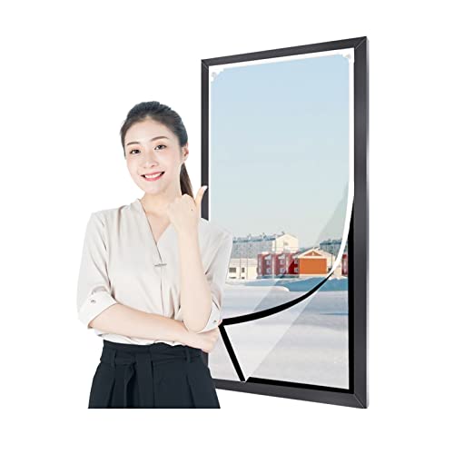 Película de Ventana a Prueba de Viento para Ventanas en Invierno Película de Aislamiento de Ventana Kit de Vidrio secundario para Ventanas Útil para Ventanas de autocaravanas y CAM