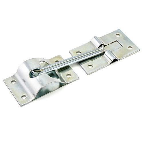 QWORK Retenedor de Puerta, Gancho de Cabina en Forma de T in Acero Galvanizado para Caravana/Autocaravana/Remolque, 12cm