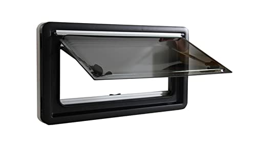 SHANG-JUN Ventana de Vidrio acrílico con bisagras de 900 * 500 mm de Accesorios de Caravana de vehículos recreativos