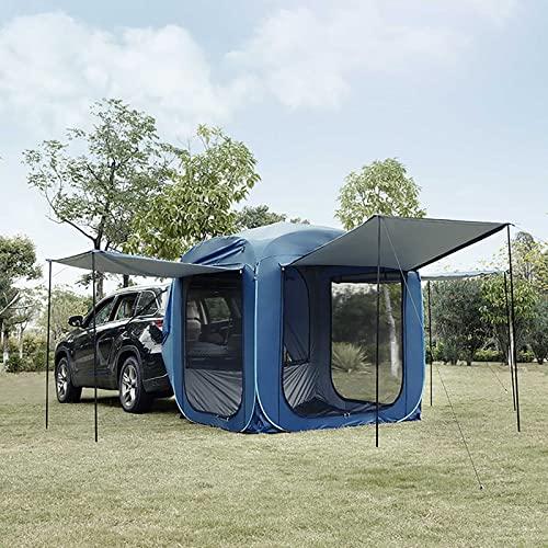 Toldos para Coches, 200 Cm ConstruccióN RáPida Toldo Furgoneta Camper, MultifuncióN Impermeable Tiendas De CampañA AutomáTicas Carpa Camping, Almacenamiento FáCil, 3-4 Personas