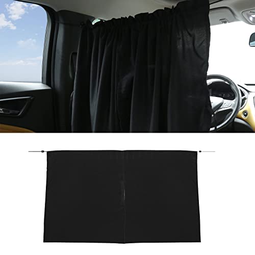 TSHAOUN Cortinas divisoras de Coche, Cortinas privacidad separadoras de Coche, Cortinas privacidad extraíbles para Ventana Delantera Trasera, Cortina para Viajes, Siesta, Noche, Camping