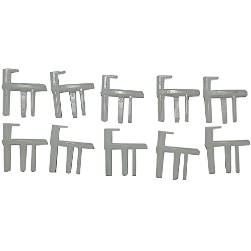 VHEUHZ 5x pares de piezas finales, cubierta de mosquitera de repuesto/clips de extremo de persiana de ventana Compatible con Dometic Mosquitera / Caravana SP042019Z