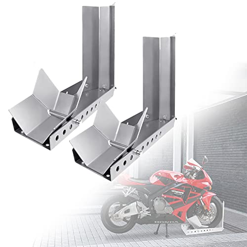 YUENFONG 2 uds Motocicleta Carga Portador Rueda Delantera Portador Remolque Rueda Delantera