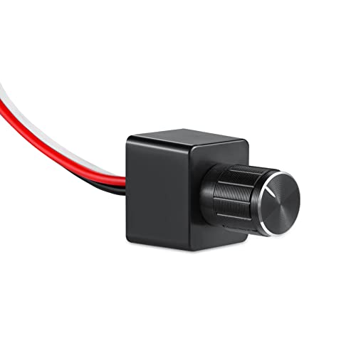 Acegoo Interruptor Dimmer LED 12V DC PWM Controlador para Barco Camper Furgoneta Remolque Camión Coche Caravan Autocaravana, para Luz LED regulable, Halógena, Incandescente, Solo Color LED Strip