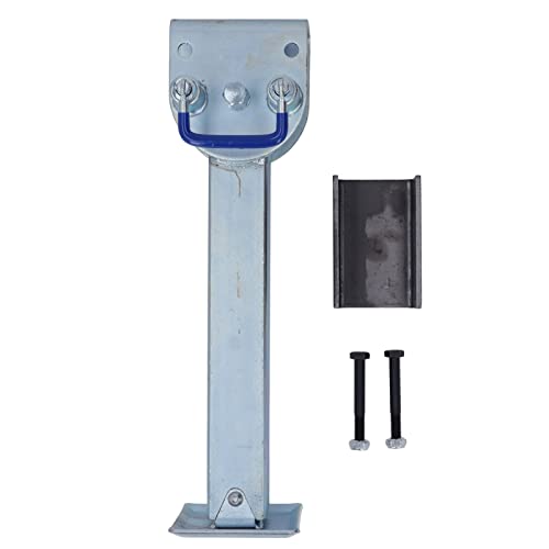 aqxreight Gato Elevador para Remolque, 440‑690 Mm Gato para Remolque Soporte Pata Abatible 2000 Kg Cojinete de Carga Hierro Galvanizado para RV Autocaravana Camper Caravana