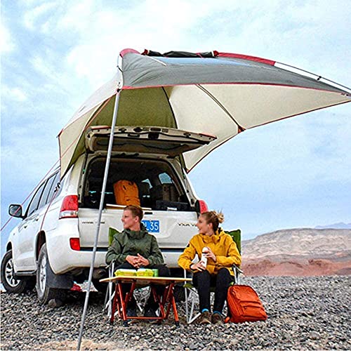 BNHHB Impermeable Toldo De Coche, Toldo De Lluvia En La Azotea Toldo De Vela Solar Tienda De CampañA Tienda De Remolque Autocaravana Puerta Trasera Toldo Tienda De Toldo Camping