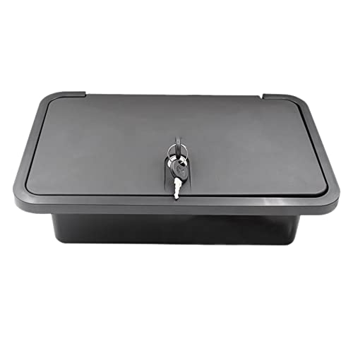 BPSJKET Kit de caja de ducha exterior Marine Durable Key resistente a la intemperie Accesorios para autocaravana RV Caravana con cerradura Interruptor frío caliente barco Camper Faucet (negro)