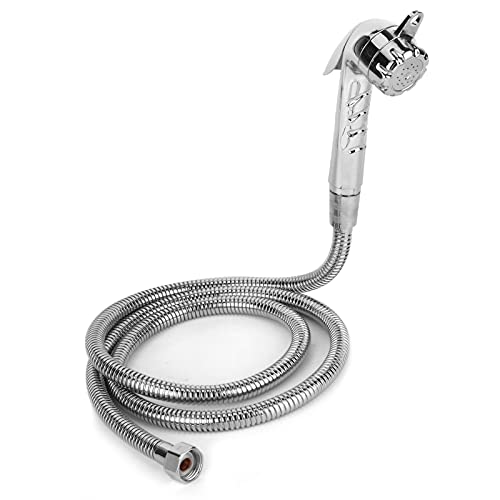 Cabezal de Ducha Con Manguera Con Manguera de 1,5 M 1/2 Rosca de Acero Inoxidable Boquilla Externa Suministro de Agua Cabezal de Ducha Para RV B-a-r-c-o Autocaravana Kit de Caja de Ducha Exterior