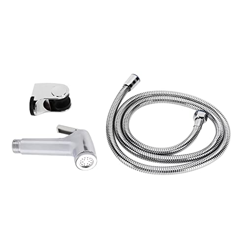 Cabezal de ducha para caravana, rosca hembra G1/2 Kits de cabezal de ducha de mano Cabezal de ducha con manguera y estante para autocaravana Barco Camper Remolque de viaje Barcos