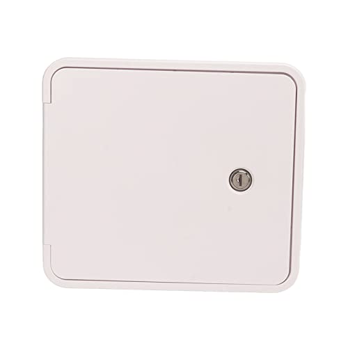 Cable de Alimentación, Resistente Al Agua, ABS, Acero Inoxidable, Cuadrado, RV, Caravana, Remolque, Autocaravana, Cable de Alimentación, Escotilla Segura, Puerta de Acceso Eléctrico Fiable, 180 Grados