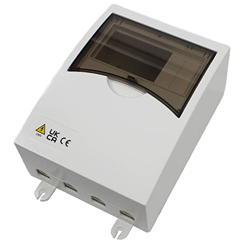 Caja de fusibles para autocaravana, caravana, barco, 230 V, 6 filas, para, por ejemplo, caravana, barco