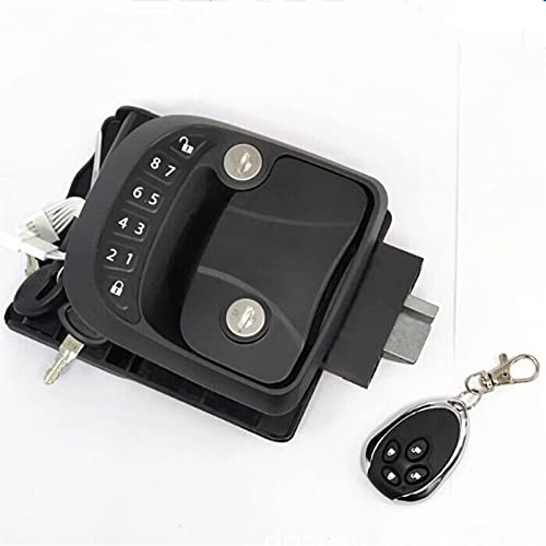 Cerradura de puerta de RV Accesorios de modificación de autocaravanas Cerradura de puerta de autocaravana de barco de yate Cerradura electrónica esmerilada negra Cerradura R3 Cerradura inteligent