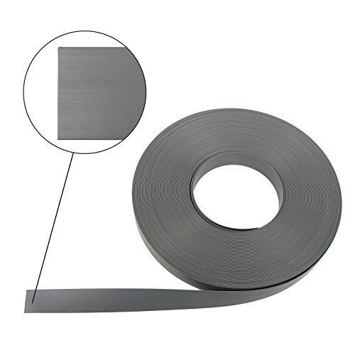 Cinta adhesiva de plástico de color gris, 10 m x 23 mm, para ventanas de caravanas y autocaravanas