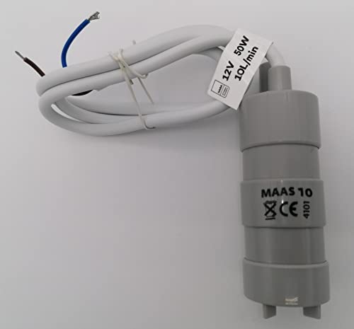 CR-MOESANCO Bomba de agua MASS sumergible de 12V, 600L/H bombas de alto flujo para autocaravanas estanque acuario Fuentes, de mesa Jardines de agua de estanque, bomba de sistemas hidropónicos