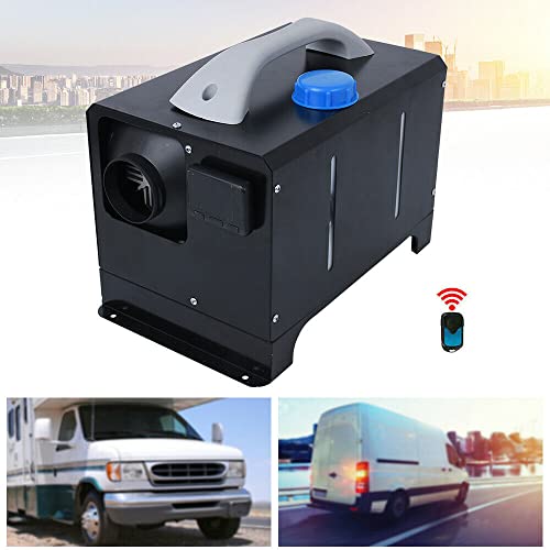 DiLiBee Calefacción de aire de estacionamiento diésel con termostato LCD y mando a distancia, 5 kW, 12 V, para camiones, barcos, autobuses, remolques, autocaravanas