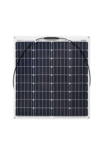 Enjoy Solar ETFE Marine 80W 12V Panel Solar Semiflexible Módulo Fotovoltaico con Tecnología PERC, Ideal para Autocaravana, Yate y Barco