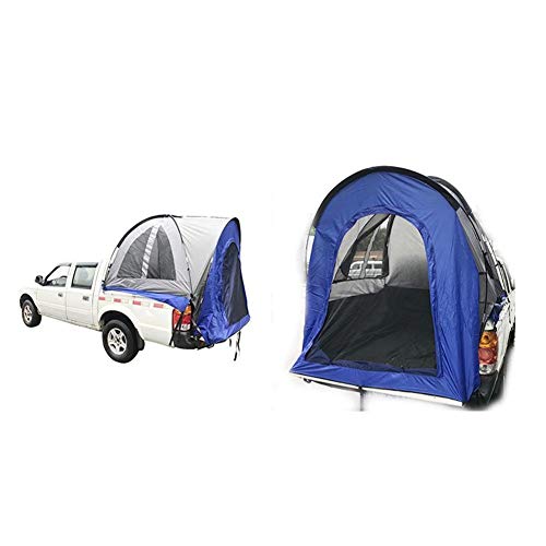 HIGHER MEN Viajes Autocaravana RV Equipo al Aire Libre Compacto Pick-up Tent 5,5 pies a Prueba de Agua y Protector Solar de Coche Cama de fácil Conjunto 2-3 Personas Toldo for Acampar Pesca