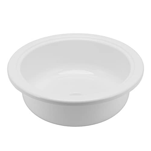 Lavabo Caravana Zinc 40mm Orificio desagüe 375x130mm Resistente a impactos Fácil limpieza para autocaravana Yate Caravana