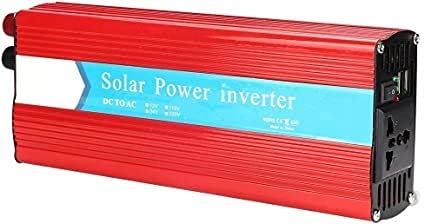 LLSS Inversor de Corriente para automóvil de 10000 W - Onda sinusoidal DC12V a AC220V - con Cargador convertidor de Puerto USB Durable para autocaravanas, Camiones, Barcos, ca