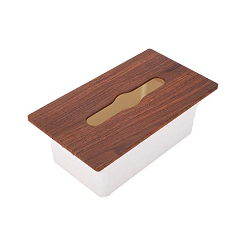 Luoqun Store Soporte for pañuelos de coche, caja de pañuelos for automóviles, dispensador de papel higiénico de montaje empotrado de gran capacidad, apto for autocaravanas, caravanas y coches