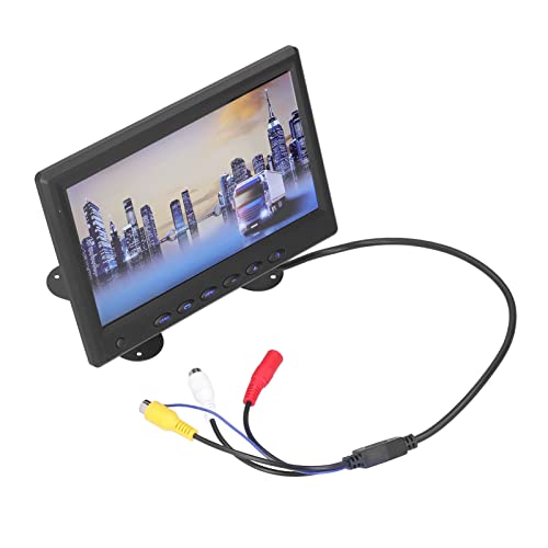Pantalla de Respaldo, 7in IP68 Impermeable 12V-36V Monitor de Vista Trasera para Camiones para Campistas para Autocaravanas