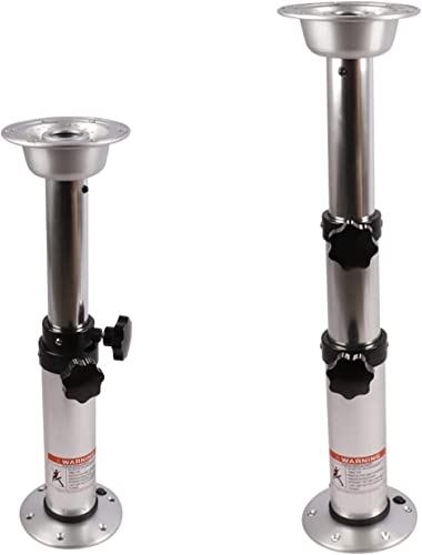 RV Patas de mesa telescópicas de 3 segmentos de aleación de aluminio Accesorios RV Marco de mesa de altura ajustable Adecuado para yates, autocaravanas, caravanas de camping